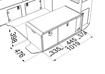 Pod 04 (fits T5/T6 with RIB bed) fully assembled, collection only