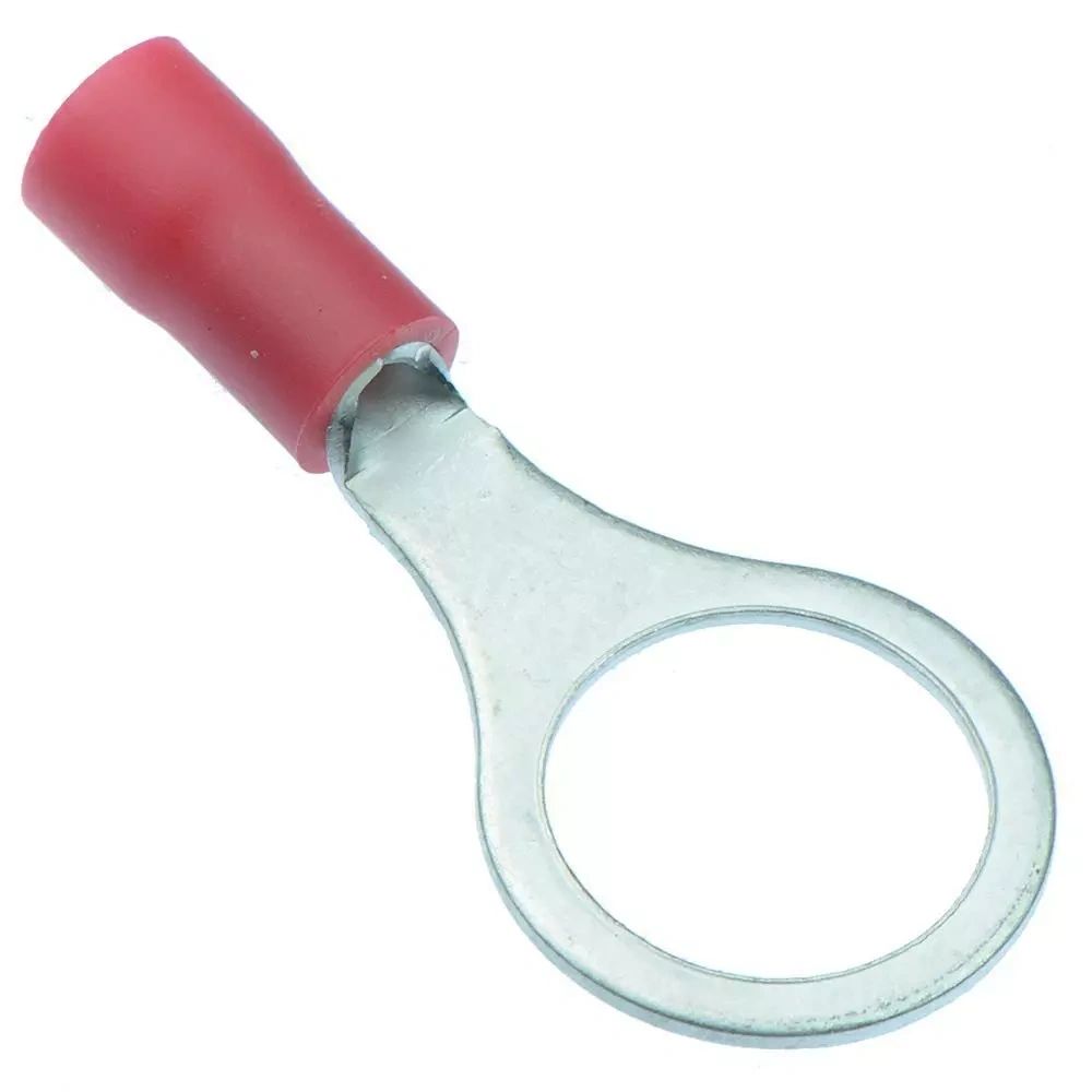 Insulated ring terminals red 10.5mm