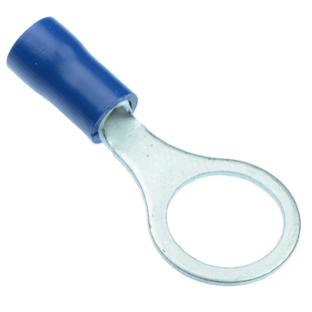 Insulated ring terminals blue 13mm