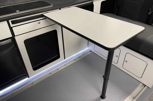 Table top 800x400mm kit with leg and rail