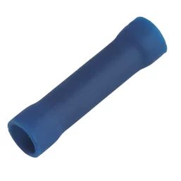 Insulated butt connector terminals blue