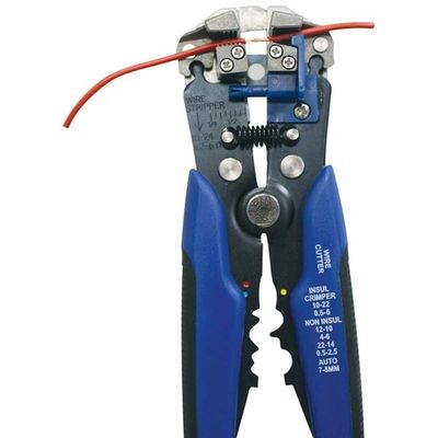 Laser automatic wire stripper, cutter and crimper