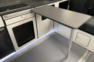 Mito folding extendable table leg (silver)