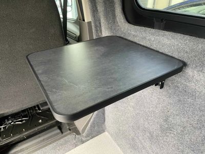 Folding table kit Black slate with black edging