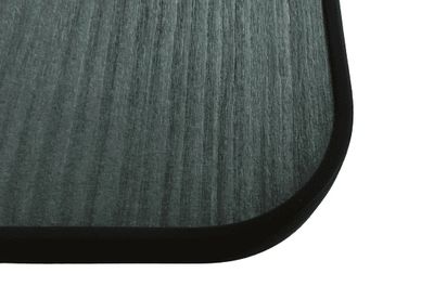 Square table top 400, 500 or 600mm Hacienda black with black edging