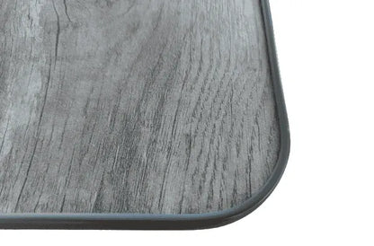 Square table top 400, 500 or 600mm Santa Fe Oak with dark grey edging