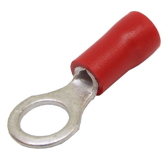 Insulated ring terminals red 5.3mm