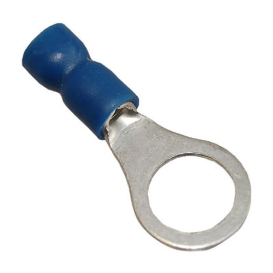 Insulated ring terminals blue 8.4mm