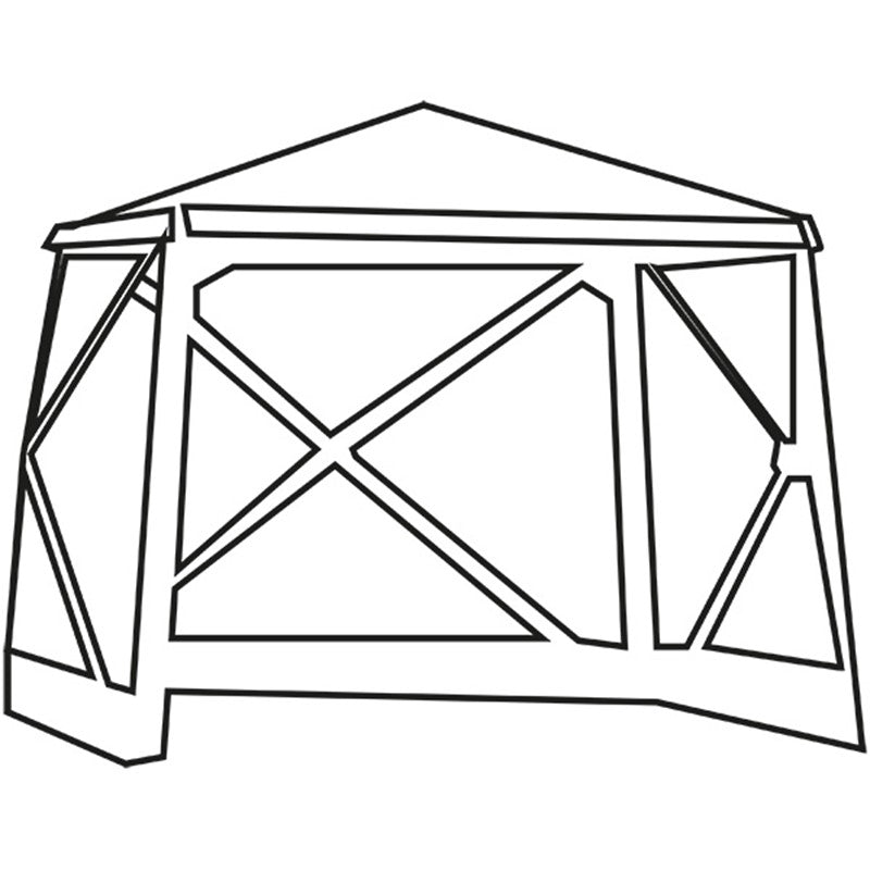 Screen House 4 Pro Pop Up Gazebo Grey – Product Image