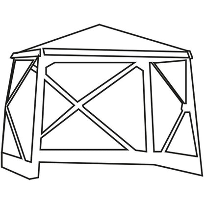 Screen House 4 Pro Pop Up Gazebo Grey – Product Image