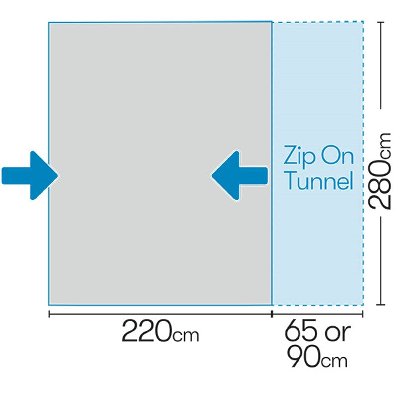 Westfield Zodiac Premium Lite Air Drive Away Awning – Product Image