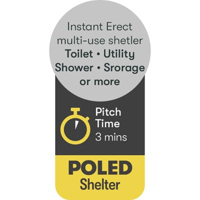 Quest Instant Utility Toilet Tent – Product Image