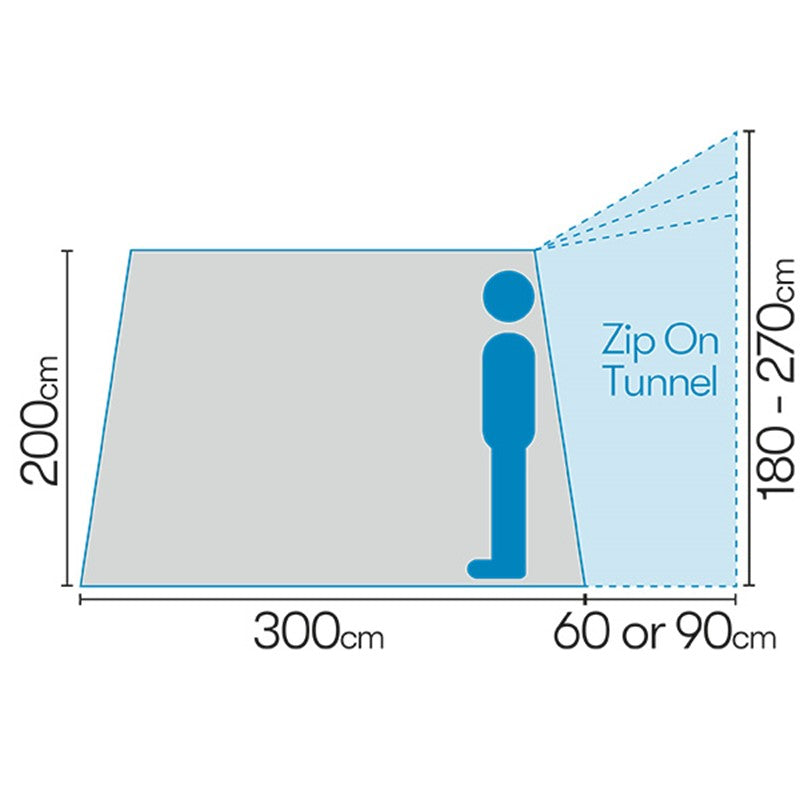 Westfield Triton Premium Lite Air Drive Away Awning – Product Image