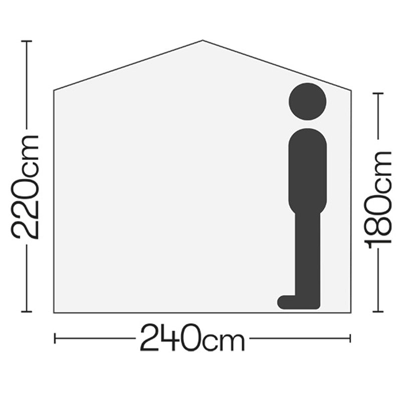 Screen House 4 Pro Pop Up Gazebo Grey – Product Image