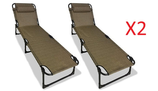 Pair of Quest Canterbury Plus lounge bed (pack of 2 beds)
