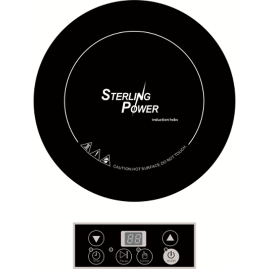 Sterling single round induction hob 1500W