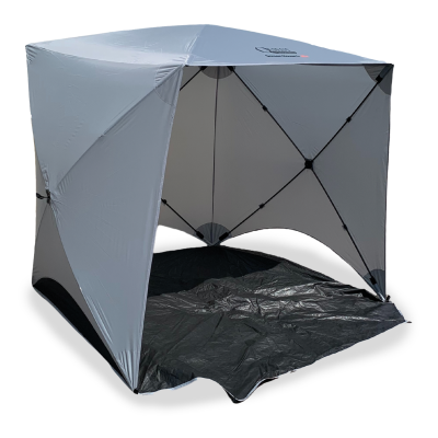 Screen House 4 Mini pop up Gazebo - Grey – Product Image
