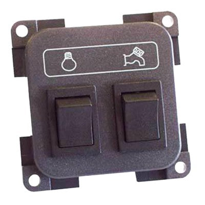 CBE dark grey pump & light switch