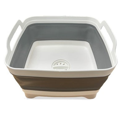 Quest collapsible 8L wash bowl basin with water outlet