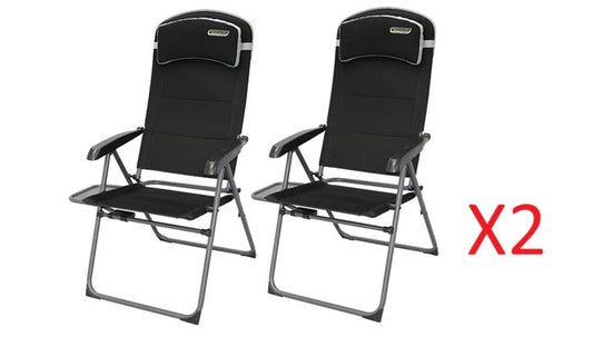 Pair of Vienna Pro recline chair with side table (pack of 2 chairs)