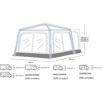 Westfield Triton Premium Lite Air Drive Away Awning – Product Image