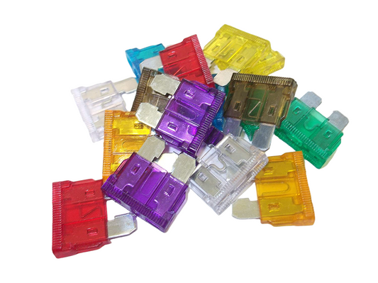 Mixed Blade fuses, assorted pack of 24 (7.5amp to 25amp)