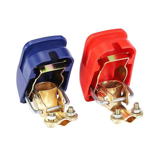 Snap on battery terminals (pair)