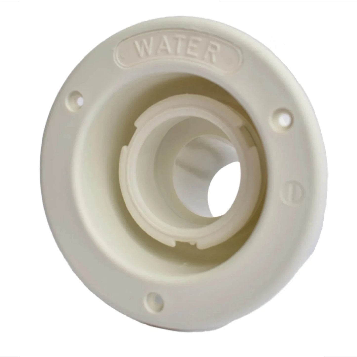 Zadi fresh water tank filler 40mm with locking cap + 2 keys (White)