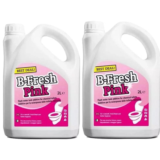 Thetford B-Fresh Pink toilet fluid Twin pack (4L total)