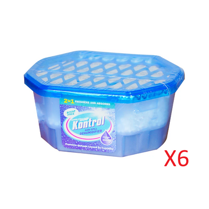 Kontrol non spill dehumidifier scent free (Pack of 6)