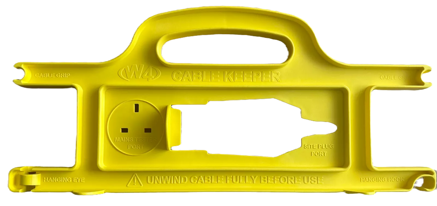 Mains cable keeper with storage bag