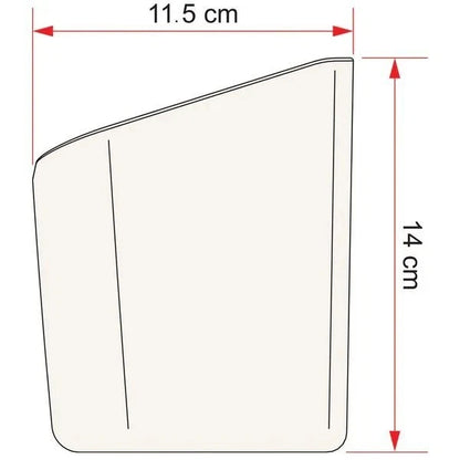 Fiamma storage pocket L Plus white