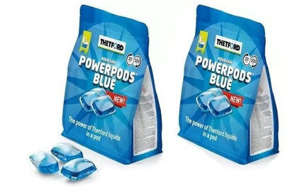 Thetford Aqua Kem PowerPods blue Twin pack (40 Pods)