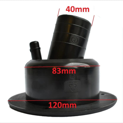 Zadi fresh water tank filler 40mm with locking cap + 2 keys (Black)