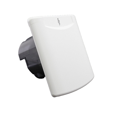 Flush 230v mains EHU inlet with magnetic lock White