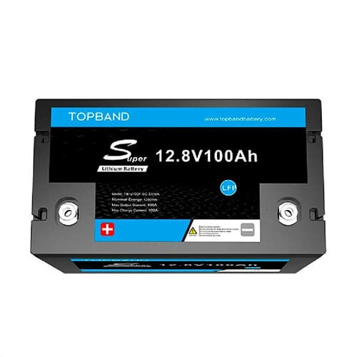 12v Topband S Series lithium iron phosphate (LiFePO₄) leisure battery 100Ah
