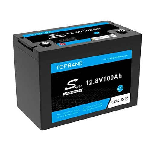 12v Topband S Series lithium iron phosphate (LiFePO₄) leisure battery 100Ah