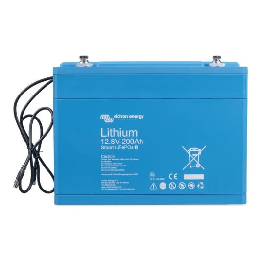 12v Victron Energy lithium iron phosphate (LiFePO₄) leisure battery 200Ah Smart with Bluetooth