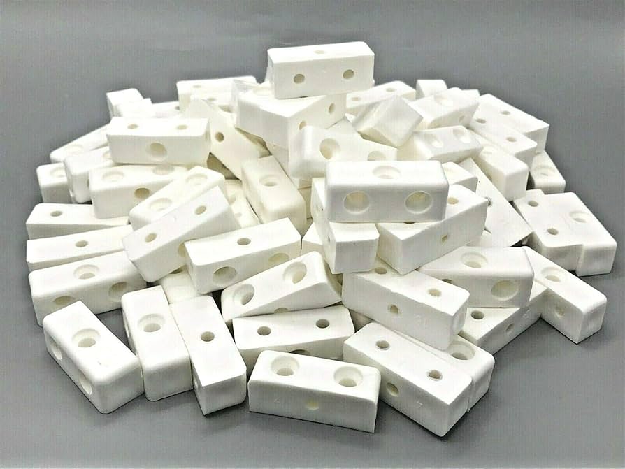 White furniture modesty blocks (pack of 50) – Product Image